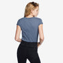 Classic Cotton Crew Tee - Washed Navy